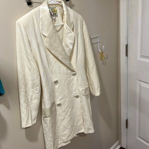 Long white coat